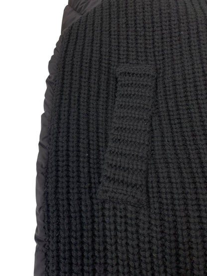 ヘルノ PI0858D 39766 9300 ダウンコート 46 ブラック ニット切替 IT6BVKIH7XT4 【SALE】