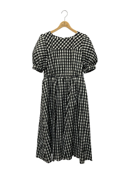 ルネ Gingham Check Dress 6536090 ドレス ワンピース 38 ブラック ギンガムチェック ITVYY5QG9Q34
