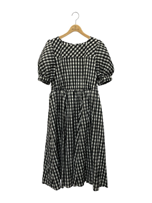 ルネ Gingham Check Dress 6536090 ドレス ワンピース 38 ブラック ギンガムチェック ITVYY5QG9Q34
