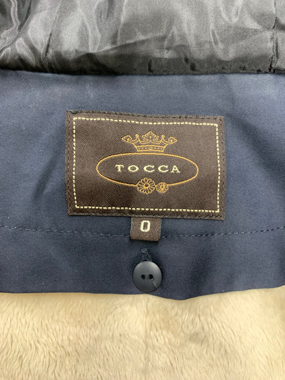 トッカ CMTOCA0210 コート 0 ネイビー フリースライナー付 ファー＆リボン付き ITA5G9Y51IRW