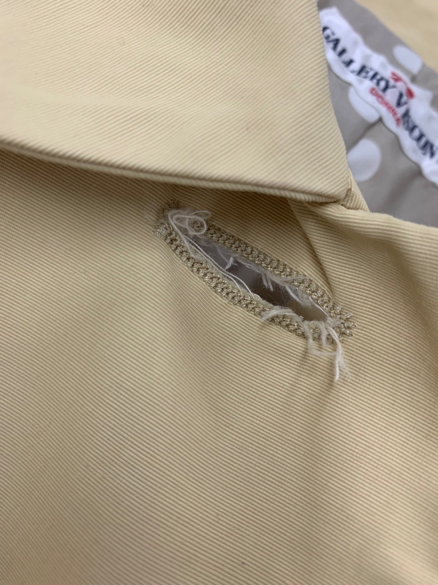 ギャラリービスコンティ 1164373 ステンカラーコート 2 イエロー リボン ITZWU7CEZNLG