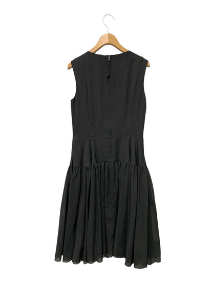 フォクシーニューヨーク GATHER FLARE DRESS 38782 ワンピース 40 チャコールグレー ITVAJZ2B0914