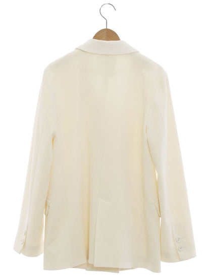 チェスティ 24B402 ジャケット 1 アイボリー パール ラインストーン ボタン ダブルブレスト ITBIHSX15X4B