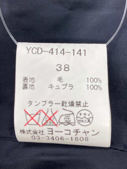ヨーコチャン YCD-414-141 ワンピース 38 ブラック ウール ドレス ITO7P571JJ1U