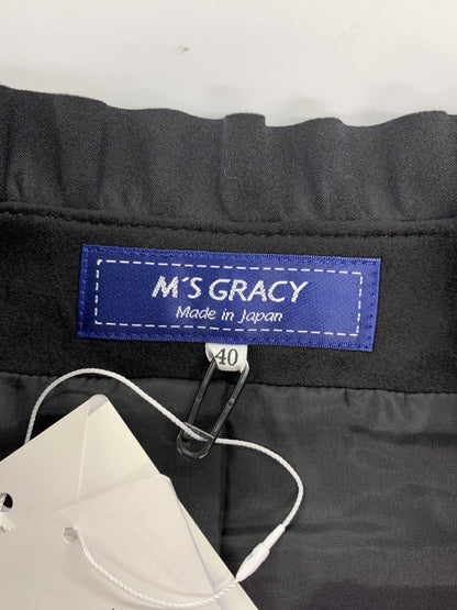 エムズグレイシー Suede Touch Jacket 814532 ジャケット 40 ブラック ITBLL6T4XTA4