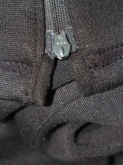 ルネ relax 6437070 カーディガン 36 ブラウン ダブルジップ パール フラワー リボン スウェット ITYIX9NZEAIS