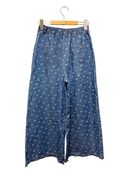 エムズグレイシー ボタニカルデニムパンツ 516312 36 ブルー 総柄 ITWV4R9BKGVK