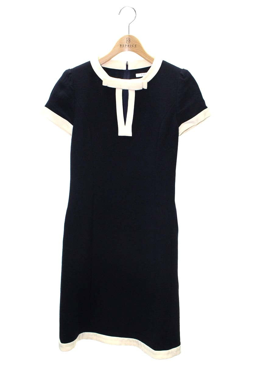 フォクシーブティック Jasmine Noir 33702 ワンピース 38 ネイビー IT4GTUMEX1A1