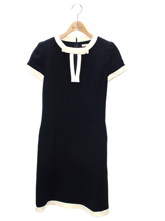 フォクシーブティック Jasmine Noir 33702 ワンピース 38 ネイビー IT4GTUMEX1A1