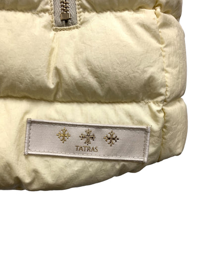 タトラス ORSIERA LTA18A4573 ダウンベスト 03 アイボリー ラクーンファー IT78OO0B4HG4