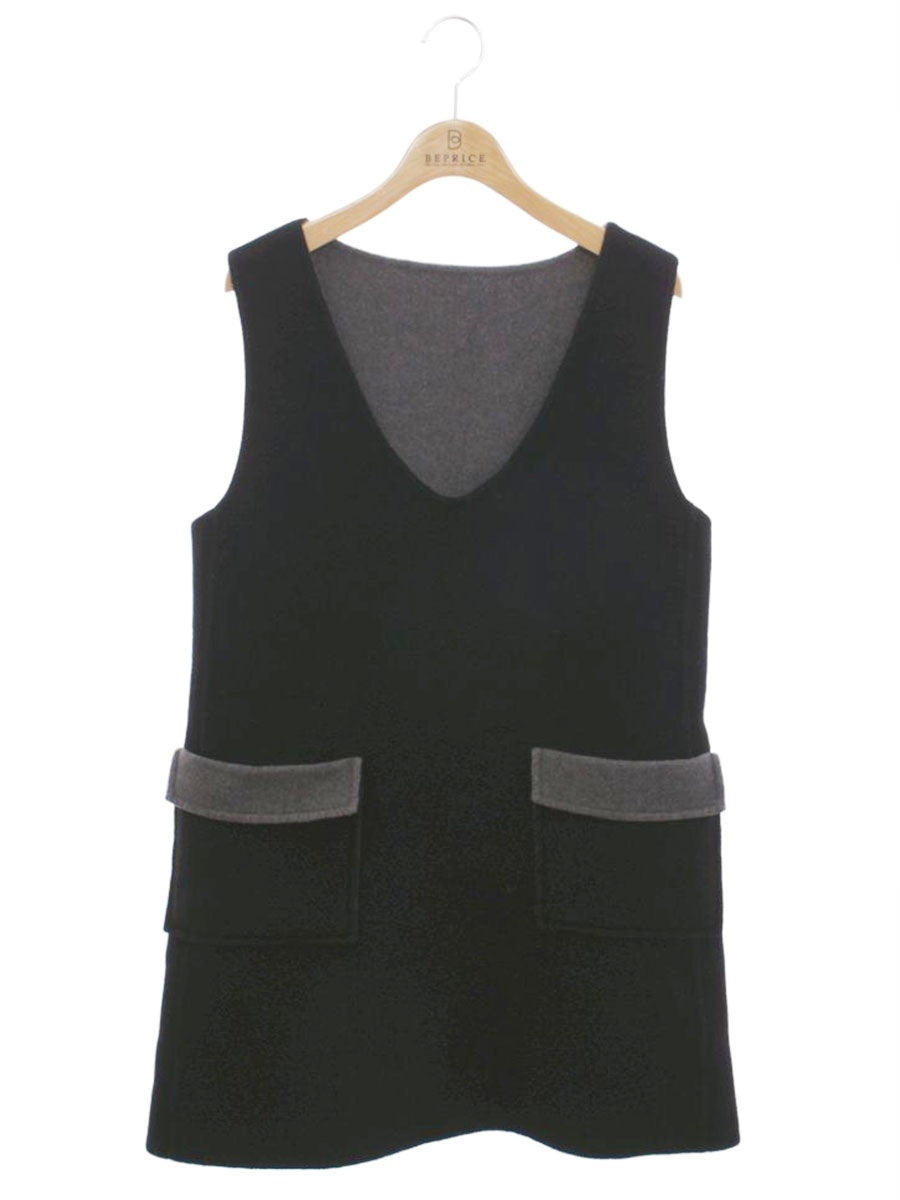 トゥービーシック W5M70-221-09 ワンピース 40 ブラック ウール混 ITUQYVL4OIQK