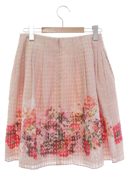 トッカ SKTOGM0250 スカート 2 ピンク チェック フラワープリント ITRHANF9SJ7K 【SALE】