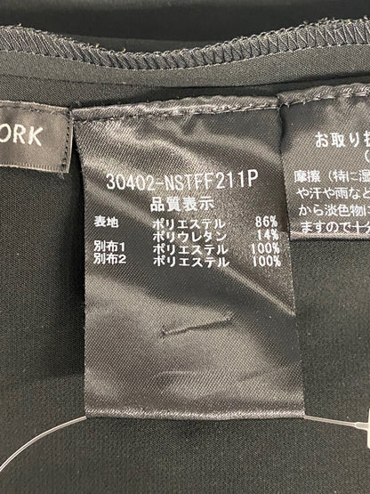 フォクシーニューヨーク 30402 ブラウス 42 ブラック 袖フリル ITFCLFST1KAT