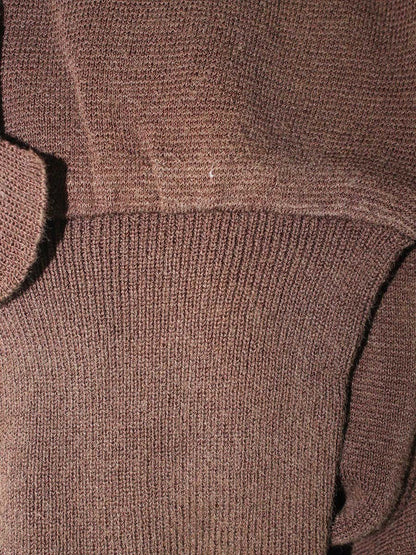 エムズグレイシー Sleeve Ribbon Knit 818516 ニット セーター 40 ブラウン ストレッチ ITTL11RDGBAM