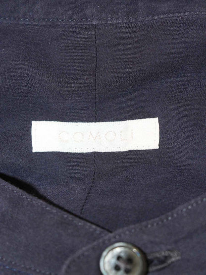 コモリ バンドカラーシャツ 15S-02002 1 ネイビー ITZ57TMWWAVS