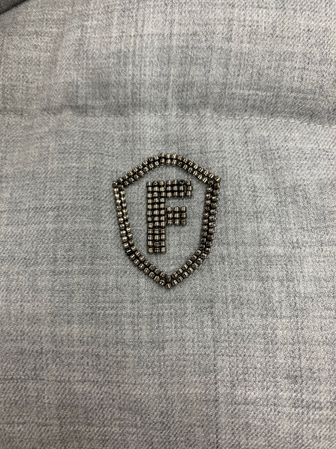 フォクシーブティック Chaleur 42362 ダウンベスト 40 グレー フォックスファー ITWOUEF3E8K6