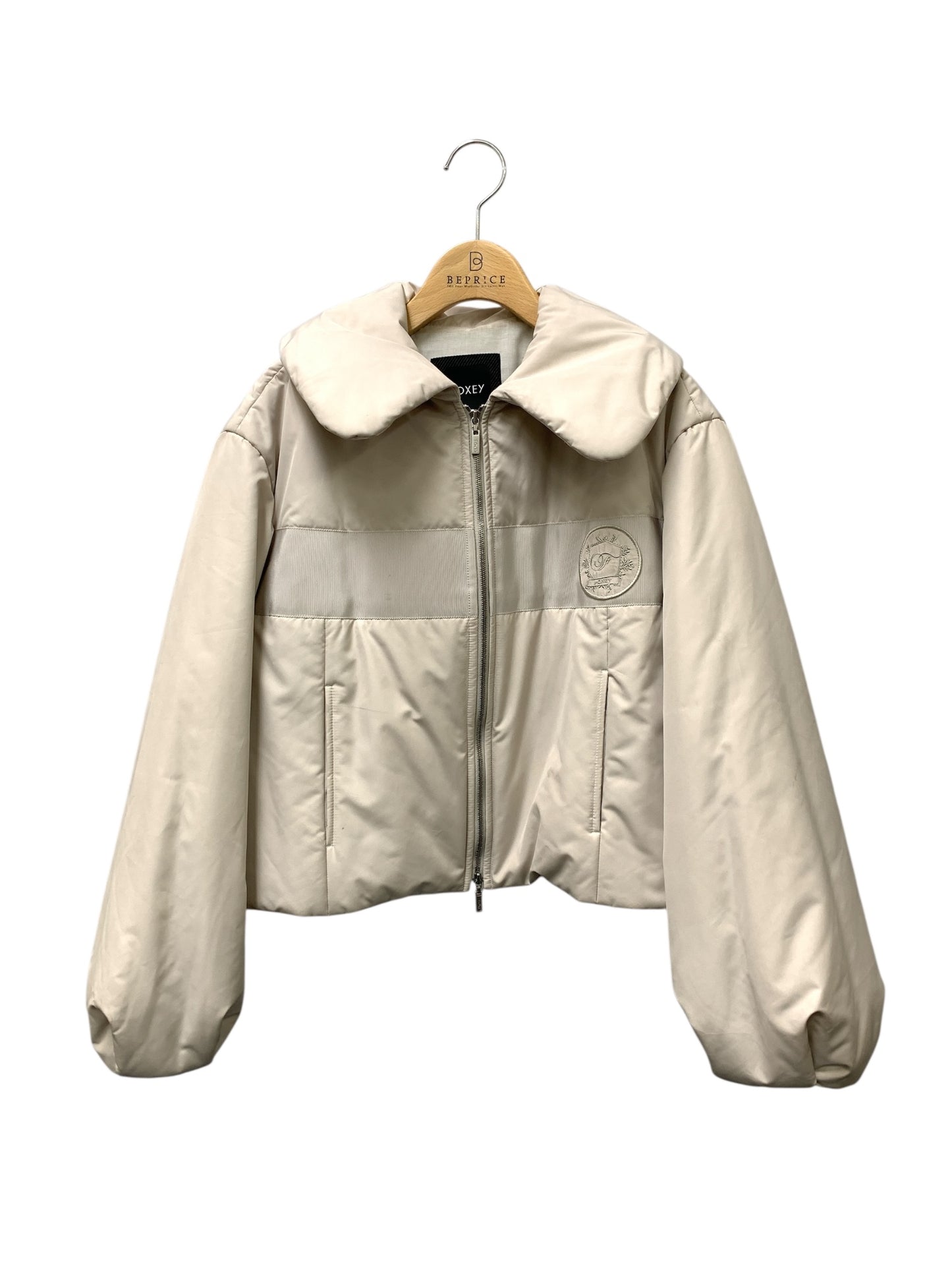 フォクシーブティック Short Coat Crema 43236 中綿ジャケット 40 ベージュ ITX0RYOWDARK