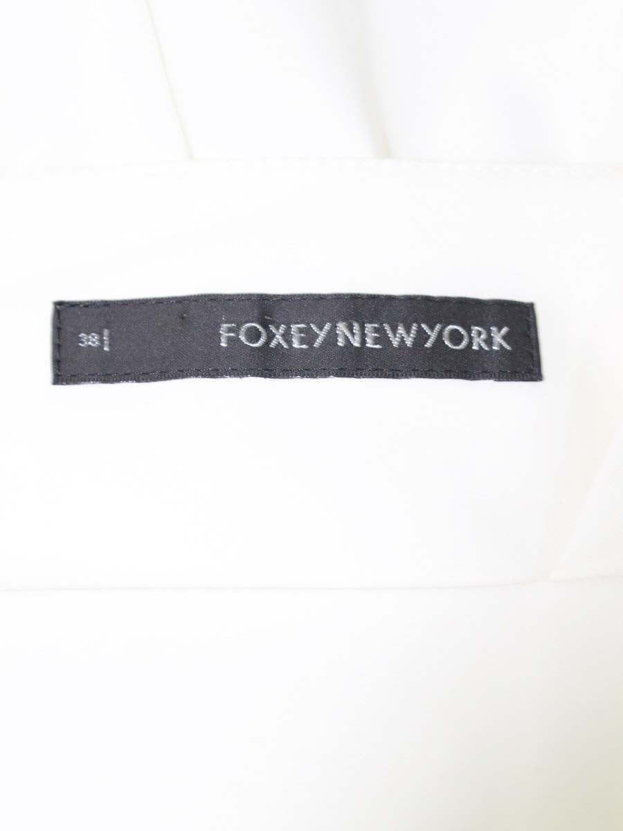 フォクシーニューヨーク 25927 38 ホワイト ワンピース サマーデイジードレス ITFRXNF4YM6S