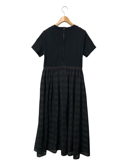 フォクシーニューヨーク Dress Lilas 42777 ワンピース 40 ブラック 切替 IT1WZIUDEH0X