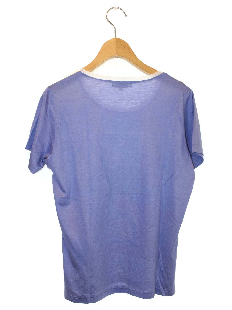 スタジオピッコーネ P959333 Tシャツ 40 ブルー 絵画プリント IT4OP73KEGZI
