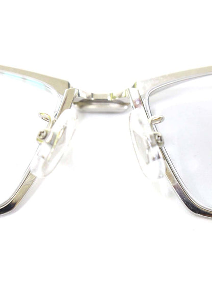 サムライ翔 SS-J33 メガネ シルバー/ブラック メタルフレーム スクエア IT1CKO1XAQ44