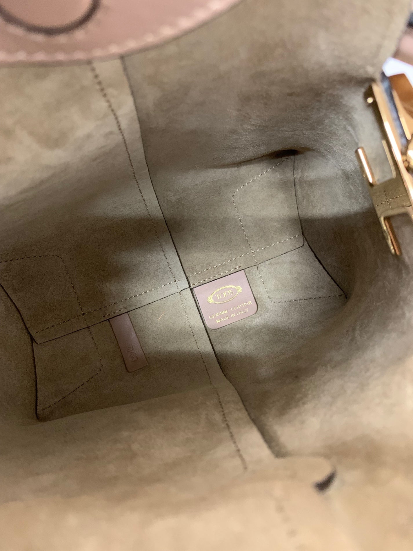 トッズ XBWTSTO000  ハンドバッグ ベージュ レザー 2way ITAKURZC2ZXS