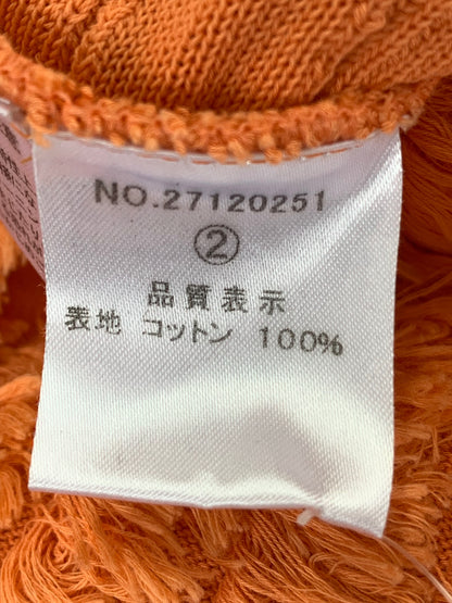 エリザ 27120251 トップス 2 オレンジ コットン フリンジ ITI6Y4FMXZS0 【SALE】