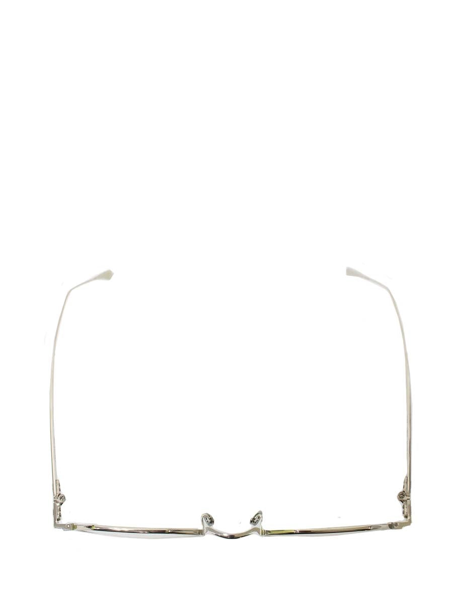 アイヴァン7285 177 メガネ シルバー メタルフレーム フルリム ラウンド ITXWL2HYD6NK