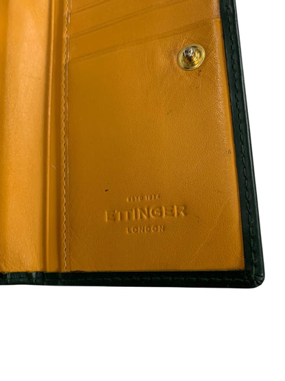 エッティンガー 二つ折り財布 グリーン レザー ITNX6UAG5ZE8