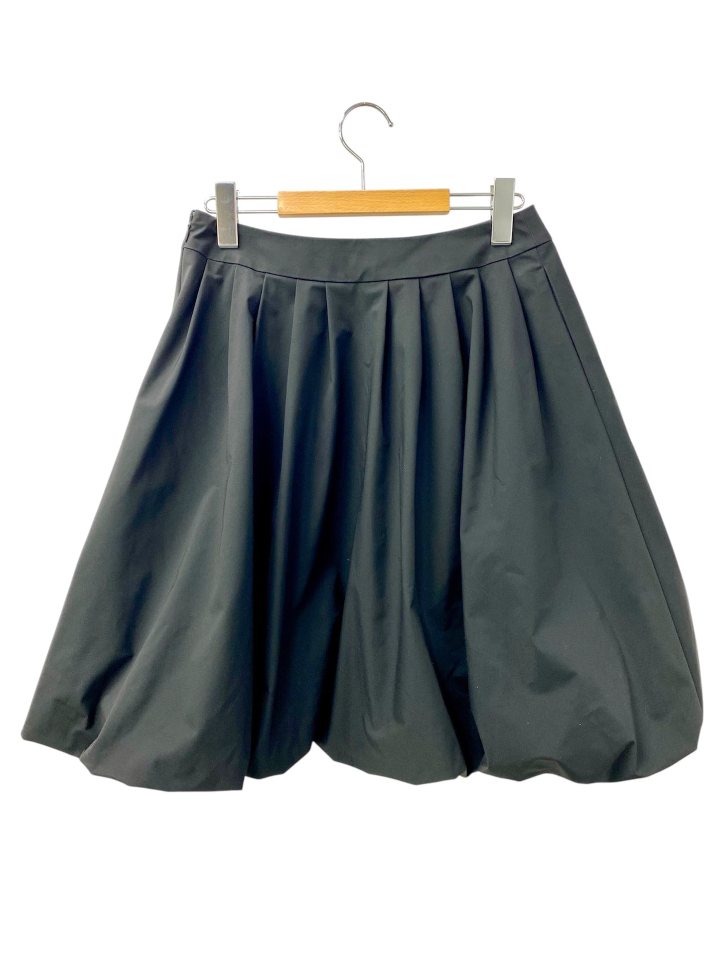 エムズグレイシー 727103 スカート 40 ブラック タック バルーン ITUM1X1673M6