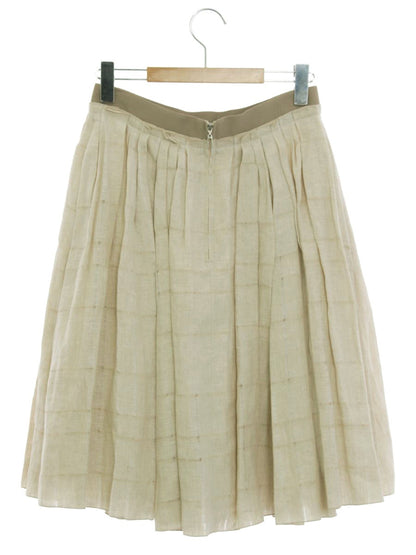 フォクシーブティック Skirt 39555 スカート 40 ベージュ SP品 ITRK3BI0TFQF