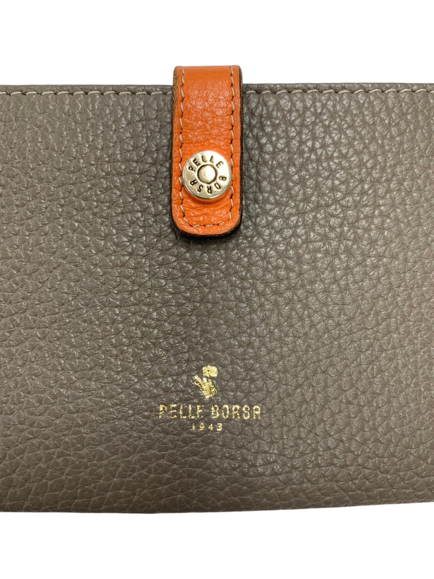 ペレボルサ スリムウォレット 長財布 グレー シュリンクレザー（シボ革） ITA6VIBQTJG9