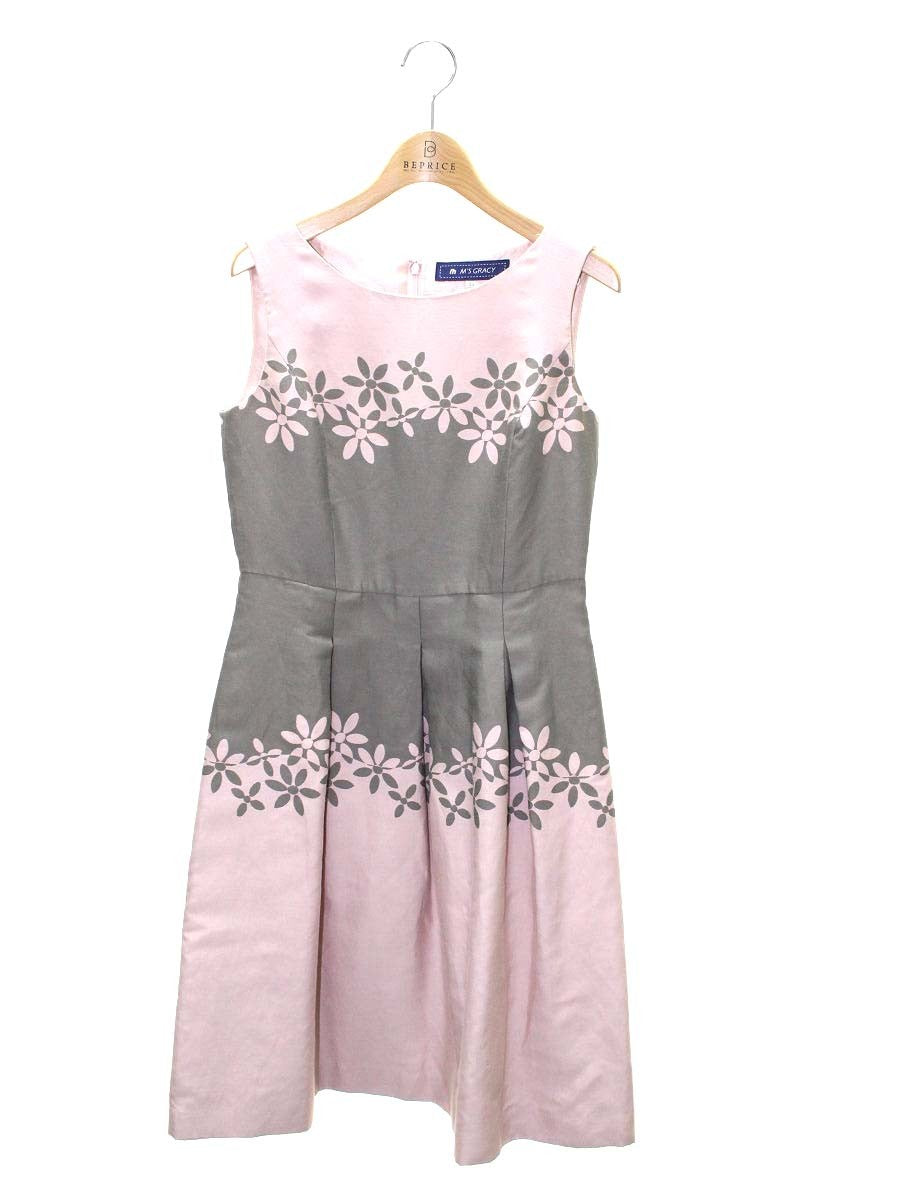 新品未使用　M'sGRACY エムズグレイシー ワンピース40 紫パープル花柄 あじさいテントワンピース |【公式】Chestyオンラインショップ