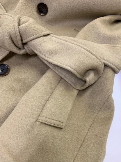 インディヴィ 【ウール】トレンチ風マニッシュコート 127-91016 38 ベージュ 24AW ITD0H30VMKNK