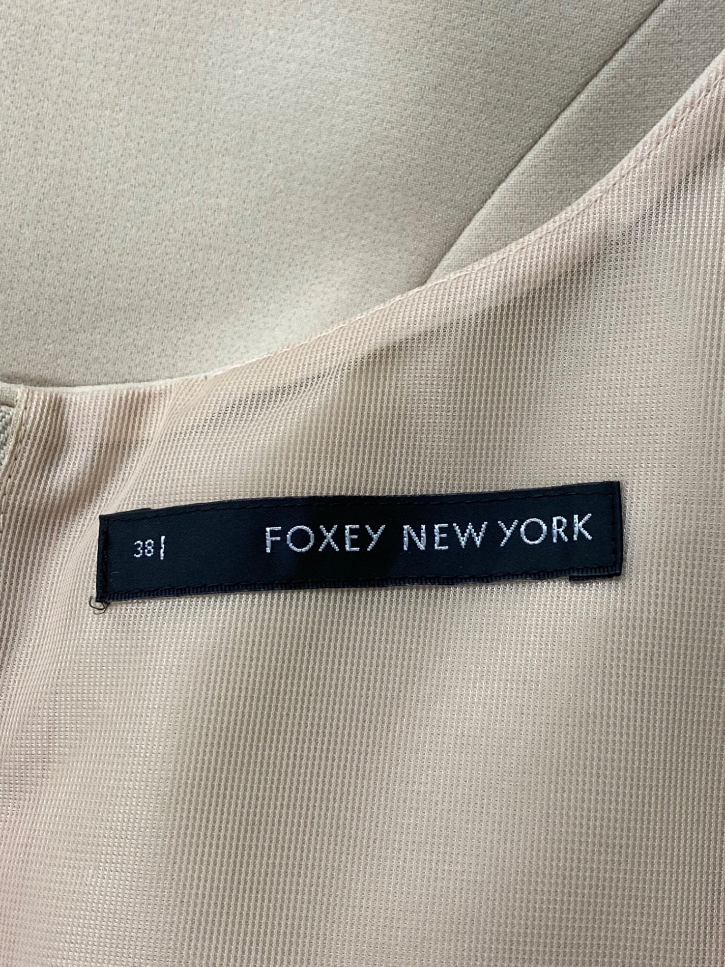 フォクシーニューヨーク レディワンピース 28273 38 ベージュ IT9Y767H88EV