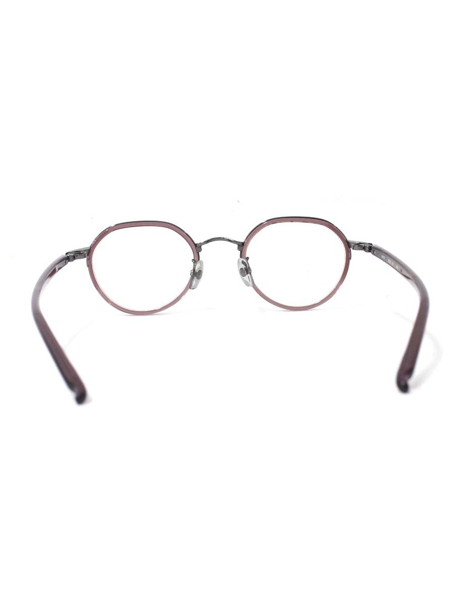 フォーナインズ Ｍ170 メガネ ブラウンパープル 眼鏡 メタルフレーム  フルリム ボストン ITYUXWI6JOJS