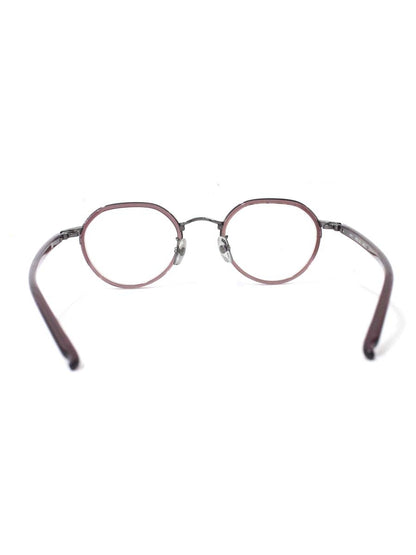 フォーナインズ Ｍ170 メガネ ブラウンパープル 眼鏡 メタルフレーム  フルリム ボストン ITYUXWI6JOJS