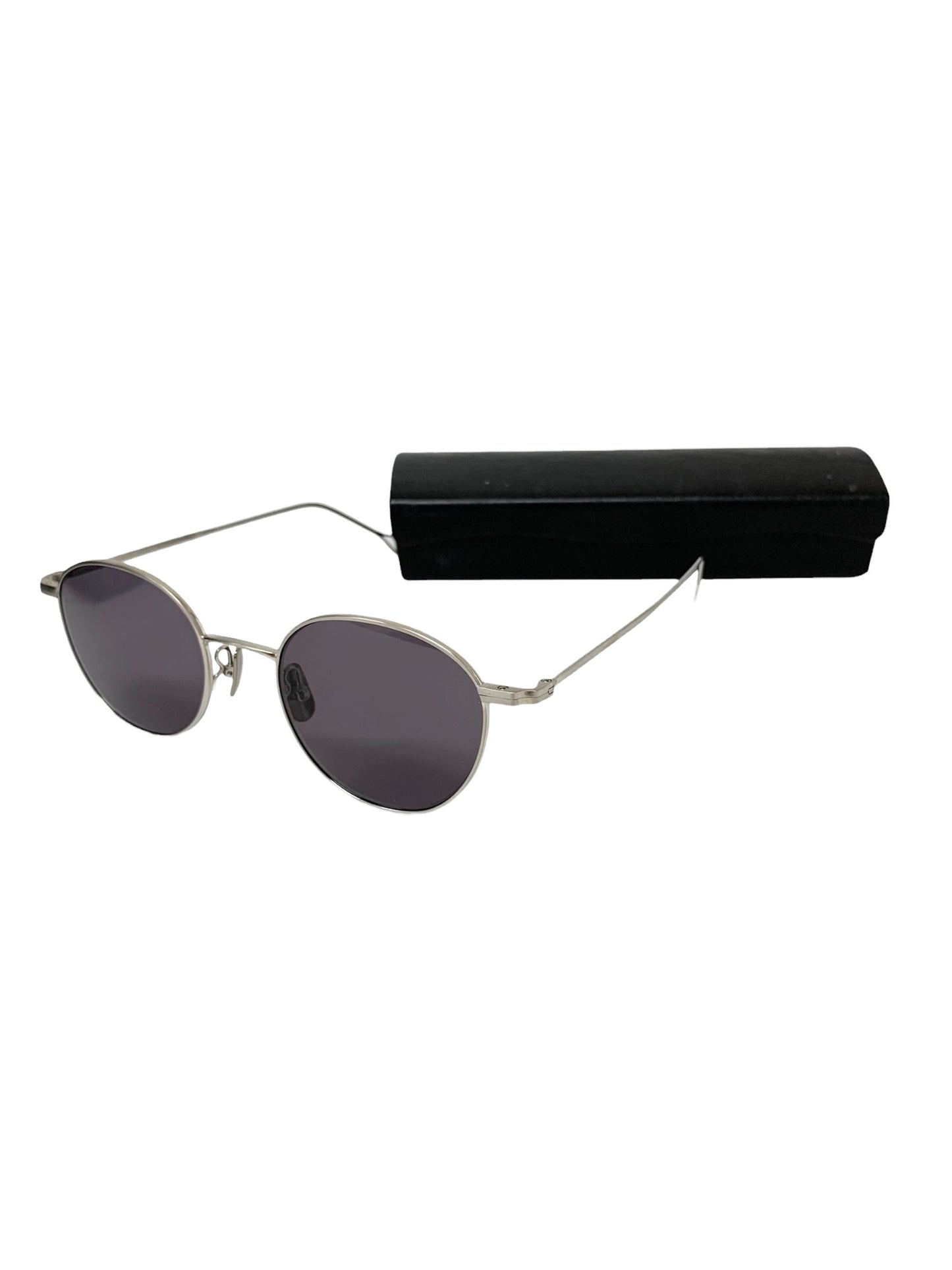 金子眼鏡 gosling サングラス シルバー ハラダマニア 別注 ゴズリング メガネ メタルフレーム フルリム ラウンド ITZXWFMDY2XK 【SALE】