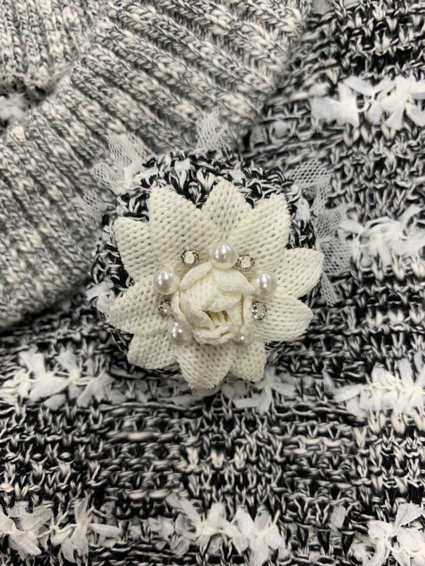 ルネ 6122300 ニット セーター 36 グレー ツイード IT1YYETRI8EK 【SALE】