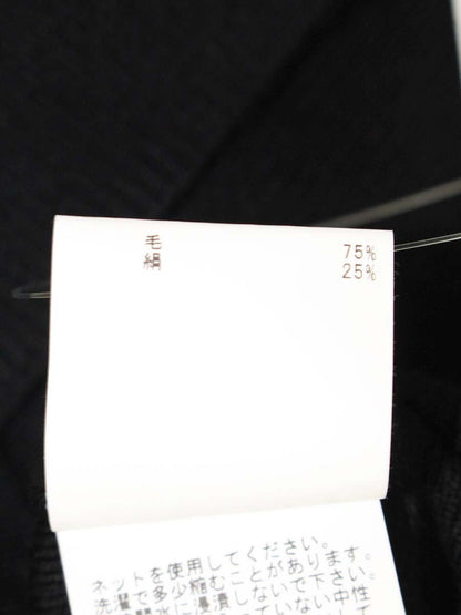 アナイ 102128-16-090-95-380 ニット 38 ブラック ハイゲージ　‘21 ITNNDLSFDPVY