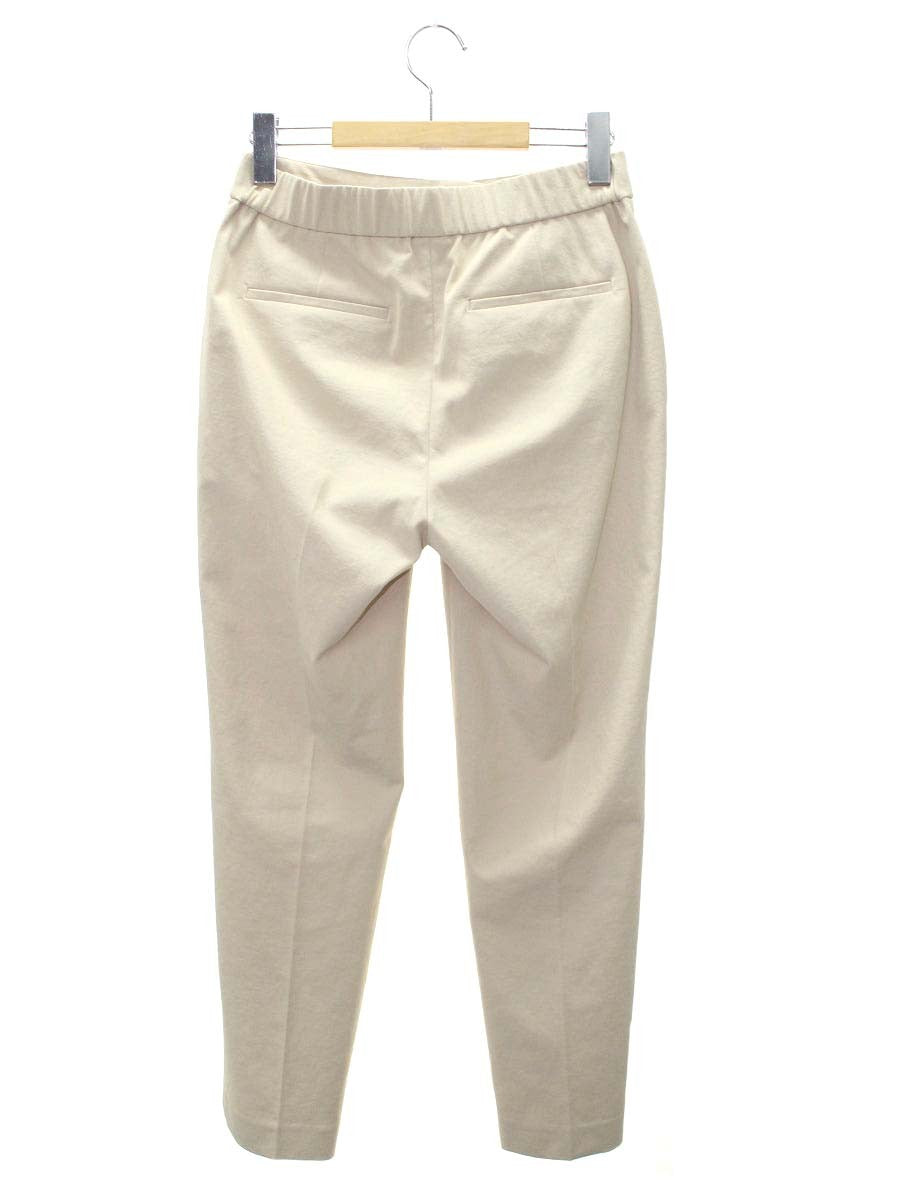 セオリーリュクス Carol ARISONA 03-2106460-330-038 テーパードパンツ 38 ベージュ リネン混 IT9BKNR2OU7K