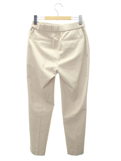 セオリーリュクス Carol ARISONA 03-2106460-330-038 テーパードパンツ 38 ベージュ リネン混 IT9BKNR2OU7K