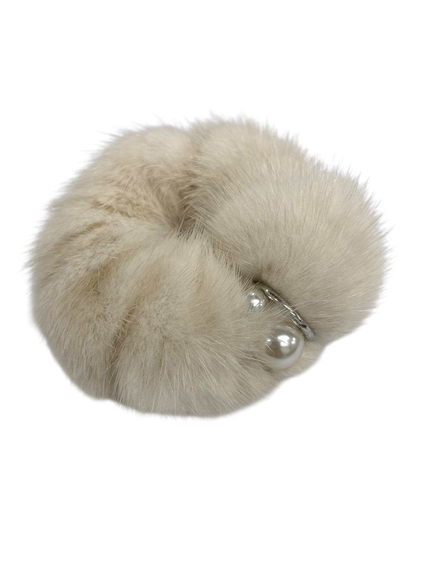 新品✨フォクシー ミンクファー ブレスレット シュシュ アクセサリー アイボリー FOXEY - 新品未使用＊FOXEY ミンクファー シュシュブレスの通販