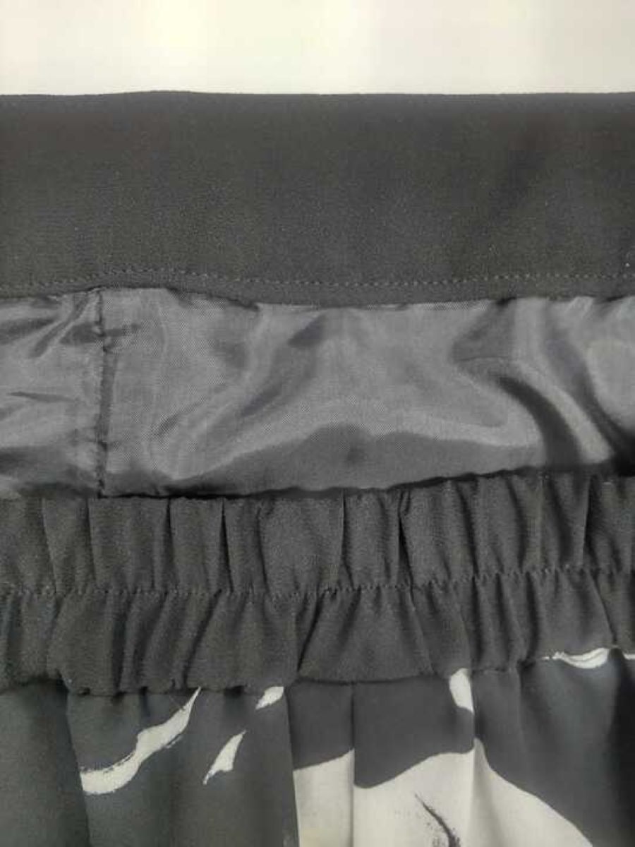 エムズグレイシー 帽子柄シフォンワイドパンツ 416305 40 ブラック ITTX3203Z0YX