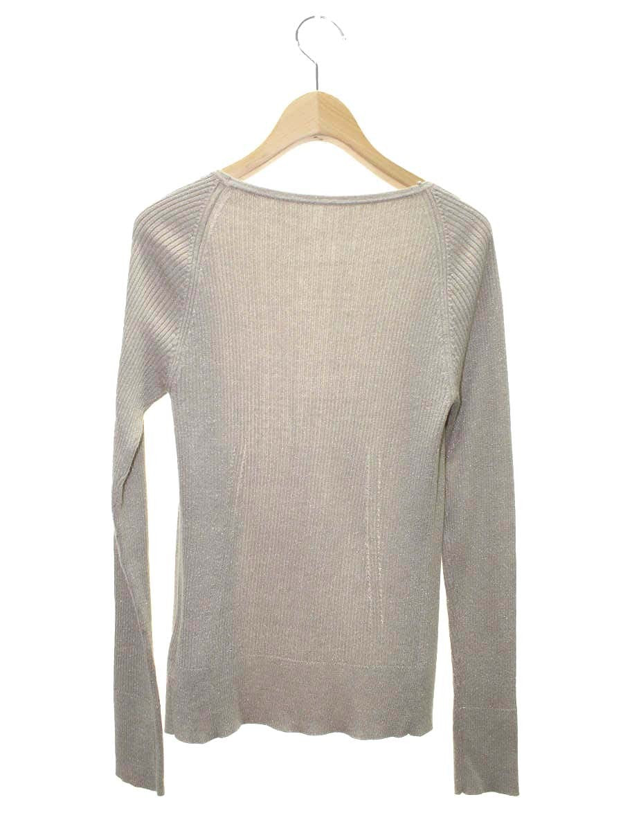 セルフォード CWNT184086 カーディガン 38 ベージュ フェイクパール ラメ ITNVHTYXPDPK