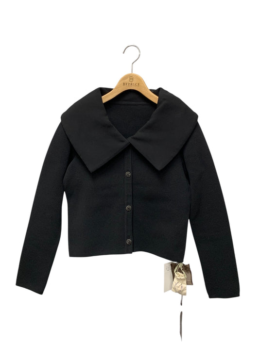 フォクシーブティック Flora knit Cardigan 37063 カーディガン 38 ブラック ウール混 ITD2NEXHO82T