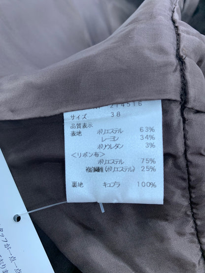 エムズグレイシー 214516 ベスト 38 ブラウン グレンチェック ITOVHLB9ALES