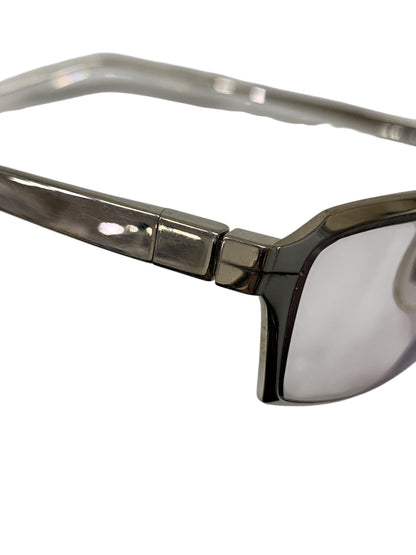 プラスミックス PX-13127 メガネ 眼鏡 シルバー メタルフレーム フルリム スクエア ITGDPYENZ7ME