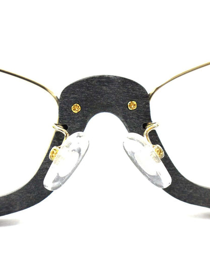 モンキーフリップ MEDUSA メデゥーサ メガネ ブラック/ゴールド コンビフレーム col.C1S ITXPG8XU28XS