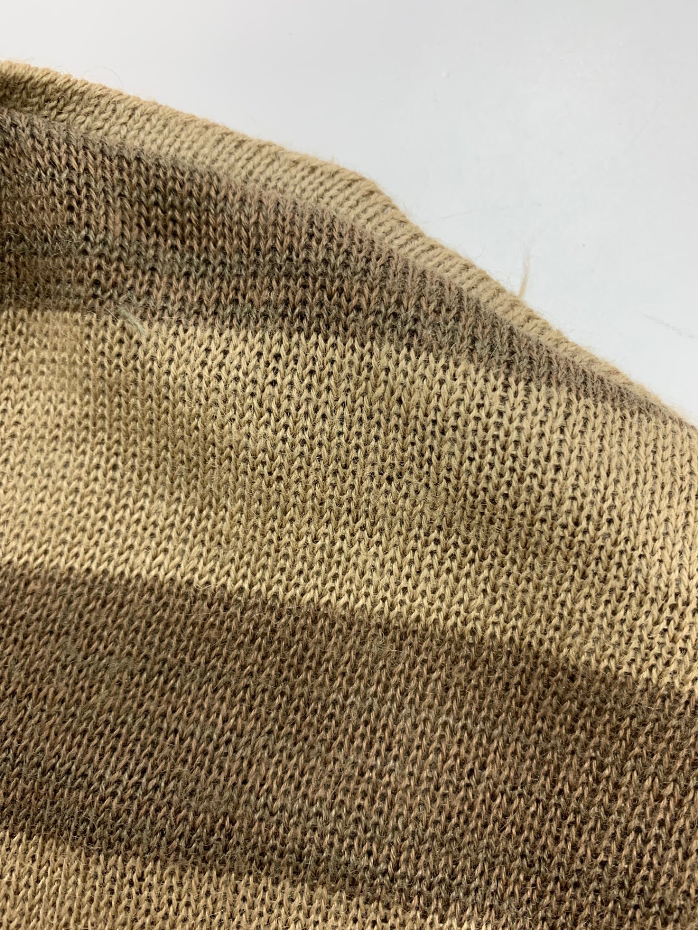 イッセイミヤケメン 半袖ニット ベージュ リネン混 筆タグ ヴィンテージ ITERJWJETF0U